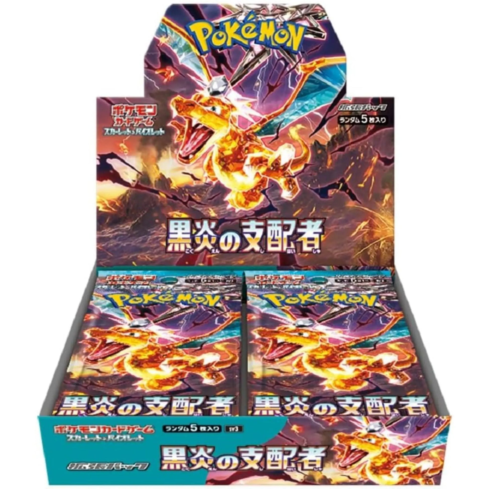 Pokémon Card Game Box – Ruler of the Black Flame SV3 Japanese SAKURA-TCG_JP