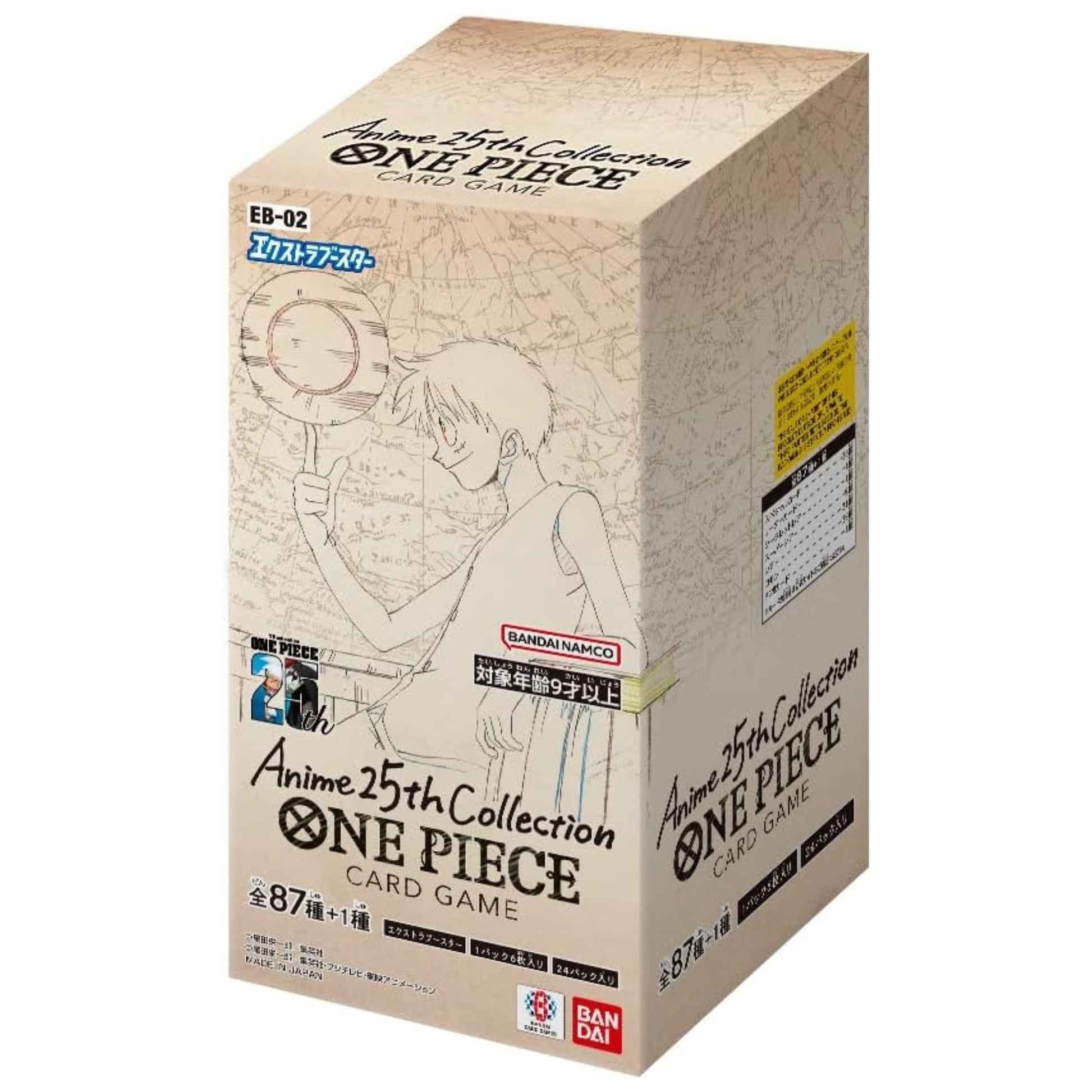 ONE PIECE Card Game Box – Anime 25th Collection (EB-02) Japanese SAKURA-TCG_JP