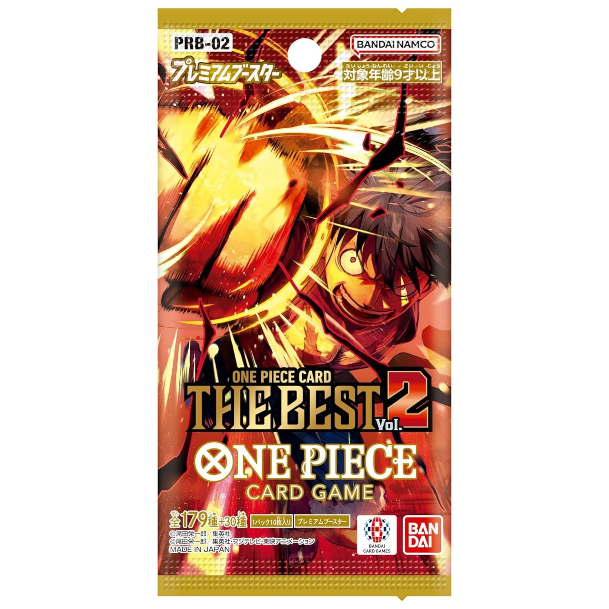 ONE PIECE Card Game Box – ONE PIECE CARD THE BEST vol.2 (PRB-02) Japanese SAKURA-TCG_JP