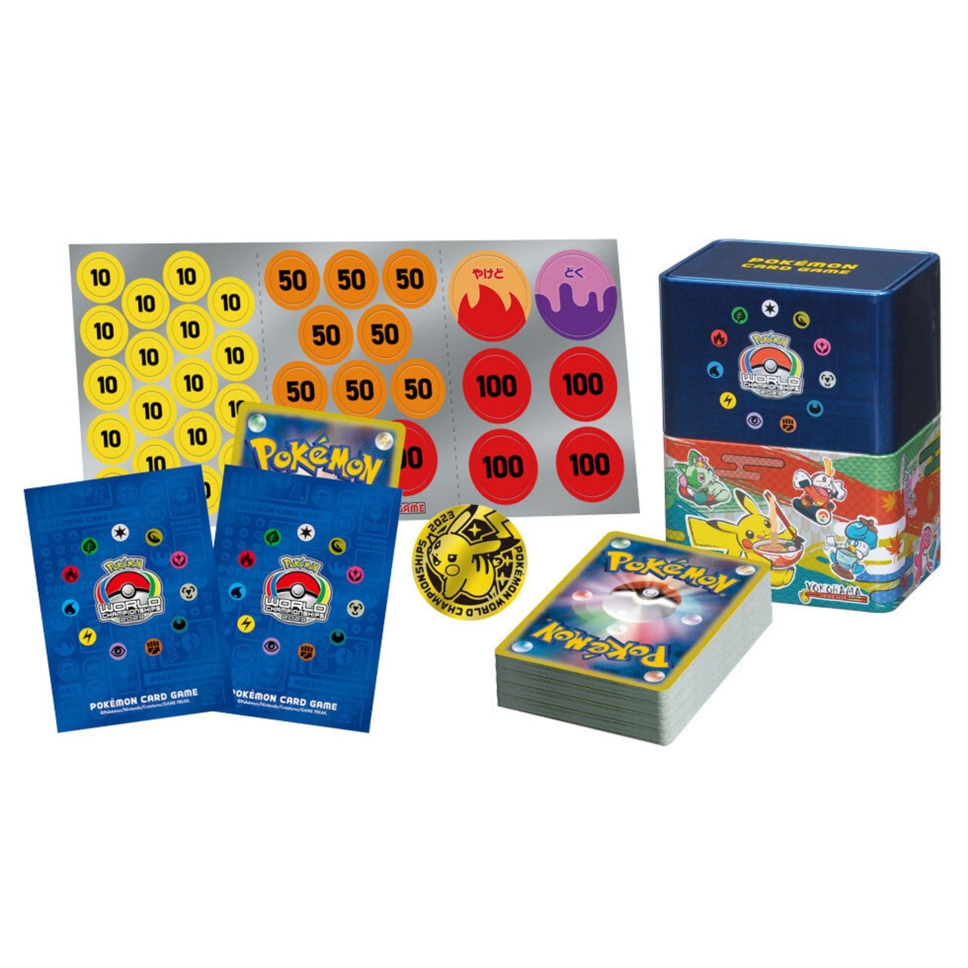 Pokémon Card Game Box – Pokémon World Championships 2023 Yokohama Deck – Pikachu WCS23 Japanese SAKURA-TCG_JP